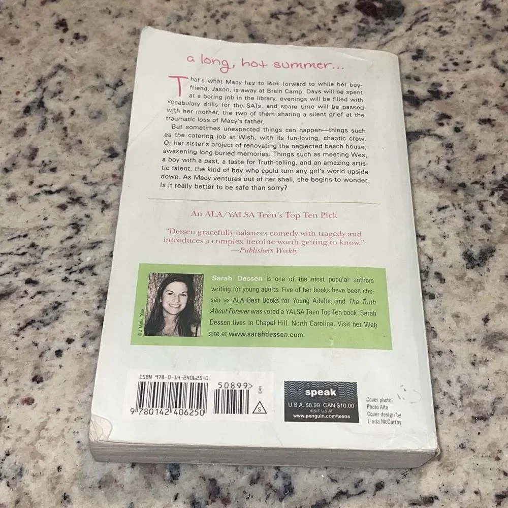 The‎ Truth About Forever By Sarah Dessen New York Times Bestselling Author